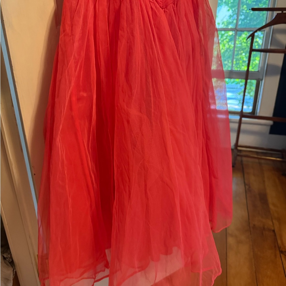 Bubblegum pink vintage handmade dress 1950-1960s - Picture 4 of 7